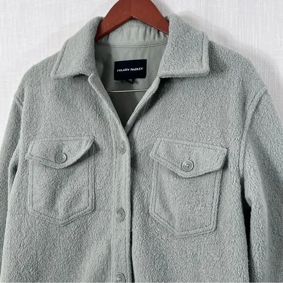 Hilary Radley Heavyweight Shirt Jacket Shacket Coat Size S - Picture 3 of 10